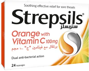 Strepsils Orange Vit C