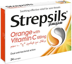 Strepsils Orange Vit C