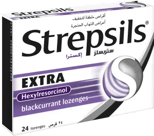 Strepsils Extra Blackcurrant