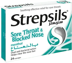 Strepsils Sore Throat Blocked Nose